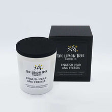 Load image into Gallery viewer, English Pear and Freesia Candle, jo malone dupe, handcrafted candle company