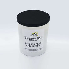 Load image into Gallery viewer, English Pear and Freesia Candle, jo malone dupe, handcrafted candle company