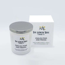 Load image into Gallery viewer, English Pear and Freesia Candle, jo malone dupe, handcrafted candle company