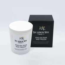 Load image into Gallery viewer, English Pear and Freesia Candle, jo malone dupe, handcrafted candle company