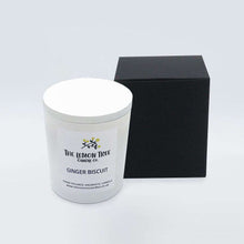 Load image into Gallery viewer, Ginger Biscuit Scented Natural Wax Candle, Gingerbread Candle, vegan candle, welsh candle