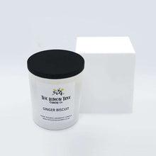 Load image into Gallery viewer, Ginger Biscuit Scented Natural Wax Candle, Gingerbread Candle, vegan candle, welsh candle