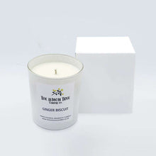 Load image into Gallery viewer, Ginger Biscuit Scented Natural Wax Candle, Gingerbread Candle, vegan candle, welsh candle