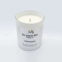 Load image into Gallery viewer, Lemongrass Candle, Lemongrass Scented Candle, Essential Oil Candle