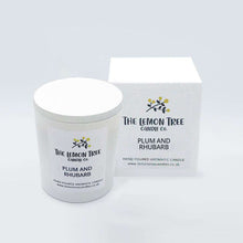 Load image into Gallery viewer, Plum and Rhubarb Candle, Vegetable Wax Melt Blend, natural candle company, plant based candles