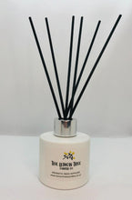 Load image into Gallery viewer, &#39;Calon Lan&#39; White Glass Diffuser - Leather and Oak - The Lemon Tree Candle Company

