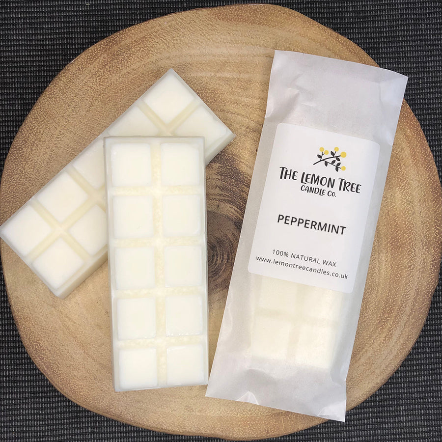 Peppermint pure essential oil Wax Melt Snap Bar