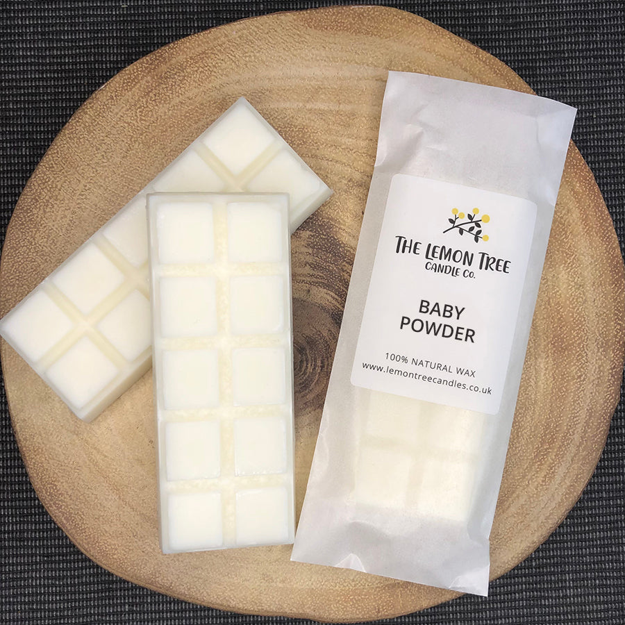 Baby Powder Scented Snap Bar - The Lemon Tree Candle Company